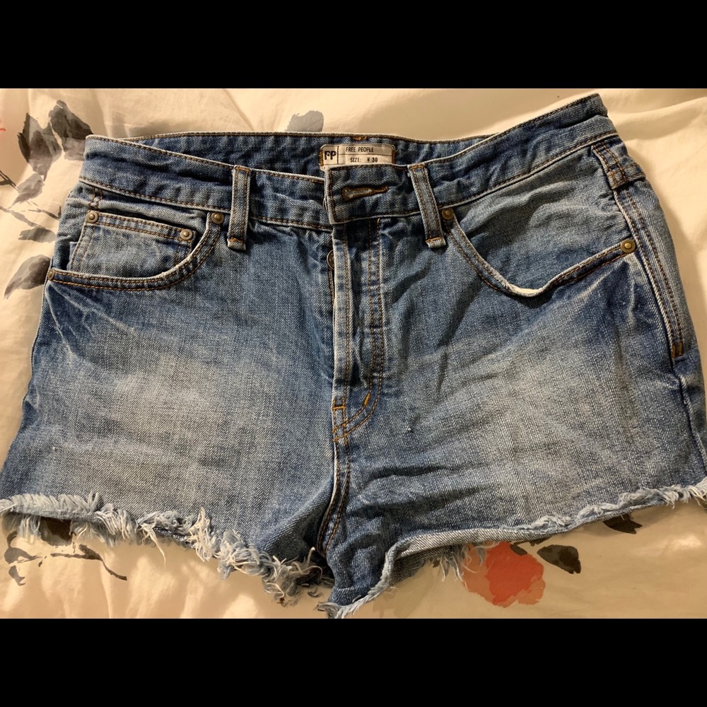 Free People Denim Shorts